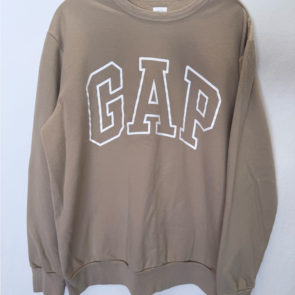 GAP Sweatshirt crewneck tan women’s size large